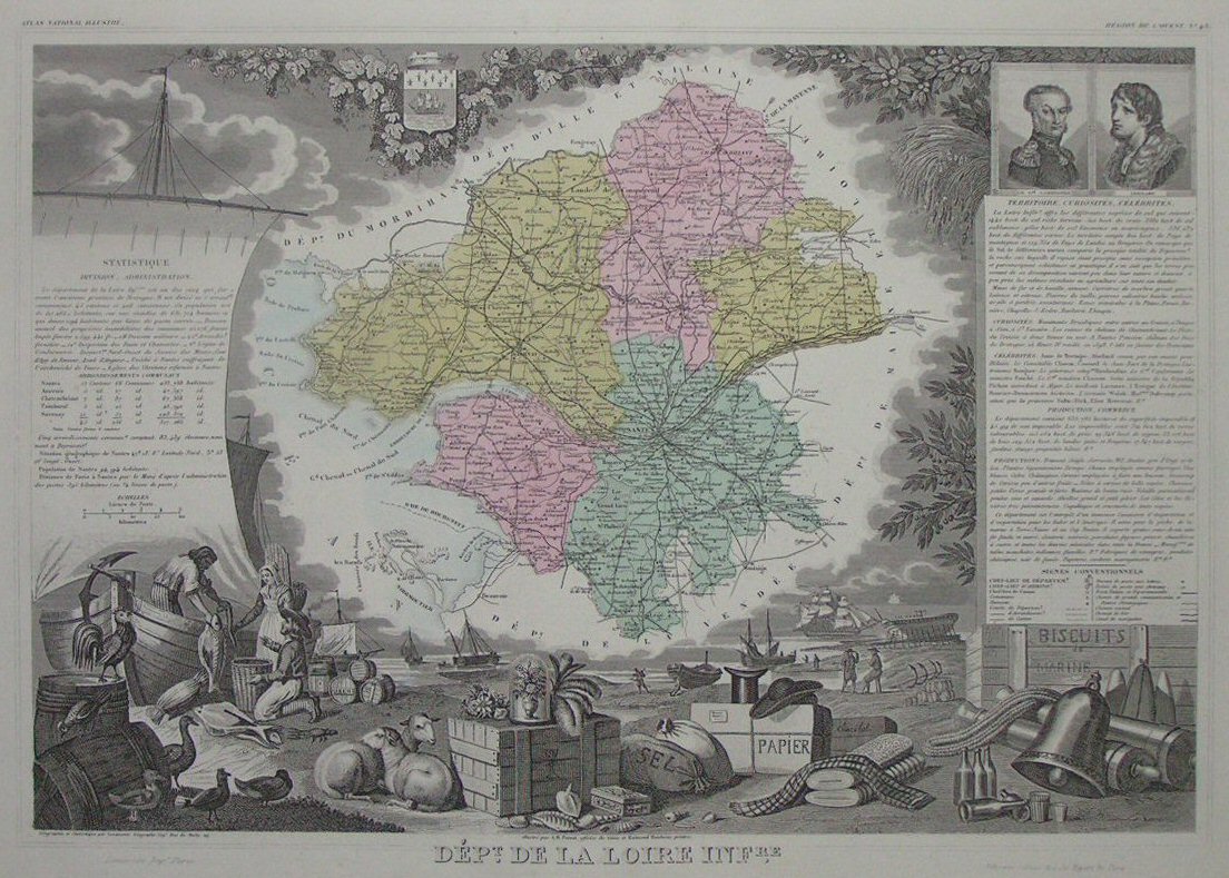 Map of Loire Inferieure